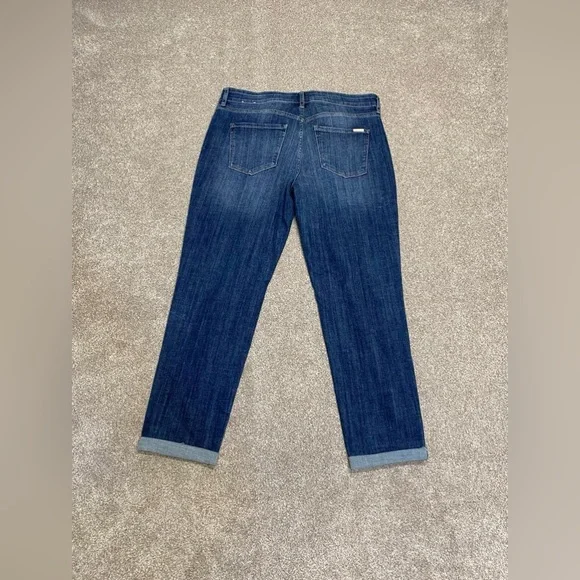 White House black market the everyday soft girlfriend jeans womens sz 10 blue - Picture 1 of 14